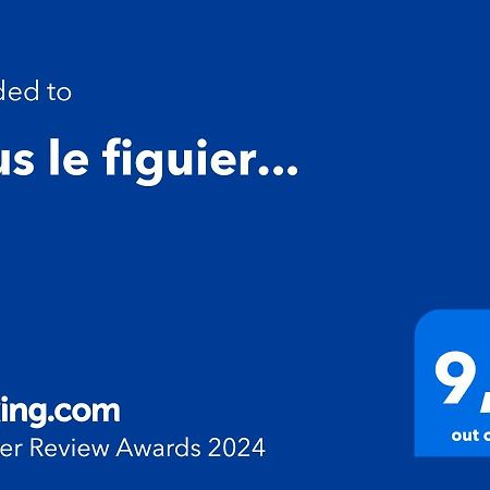 Sous Le Figuier... Leilighet Buisson Eksteriør bilde